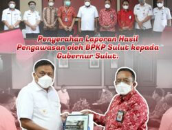 Gubernur Olly Berterimakasih ke BPKP Atas Pendampingan ke Pemerintah Provinsi,Kabupaten/Kota