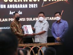 Hadiri Penyerahan LKPD Unaudited  Oleh BPK, Gubernur Olly Harapkan  Kualitas Pengeleloaan Keuangan Daerah Meningkat