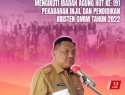 Di HUT  PI ,  Gubernur Olly Apresiasi Sarana Prasarana Pendidikan GMIM Meningkat