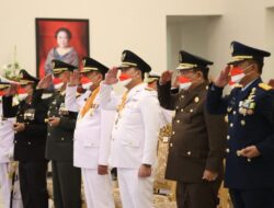 Dipimpin Presiden Jokowi, ODSK Ikuti Upacara Penurunan Bendera Sang Merah Putih Secara Virtual