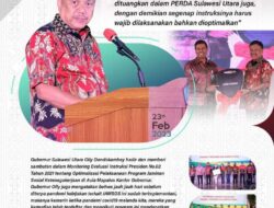  Berkomitmen Tindak Lanjuti Program Pusat, Gubernur Olly Terima Penghargaan Paritrana Award Tingkat Provinsi