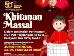 Peringati Isra Miraj, PDIP Targetkan 3000 Anak Peserta Khitanan Massal