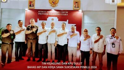 Kejaksaan Agung dan KPU Sulut Bahas Dua Hal Penting