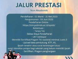 Politeknik Negeri Manado Buka Pendaftaran Penerimaan Mahasiswa Baru Jalur Prestasi