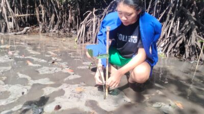 Potensi Wisata , Mahasiswa Kelas 6 B Jurusan Pariwisata Polimdo Gelar Pengabdian di Desa Darunu