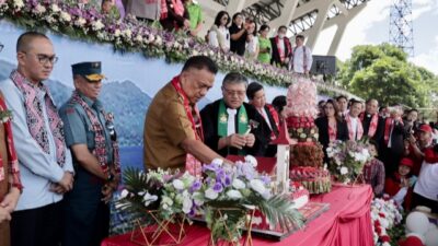 Hadiri HUT ke 192 Pekabaran Injil, Gubernur Olly: Momentum Sukacita Iman Perkuat Komitmen Jemaat