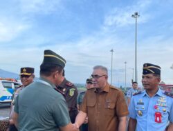 Sekprov Kepel Sambut Kedatangan Pangdam XIII Merdeka Mayjen TNI Legowo Jatmiko