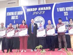 IHRDP Kembali Anugerahi Penghargaan Kepada Puluhan Tokoh Publik di Indonesia Timur