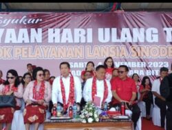 Hadiri HUT ke-17 KP Lansia Sinode GMIM di Kota Bitung OD-SK Makin Kompak dan Solid