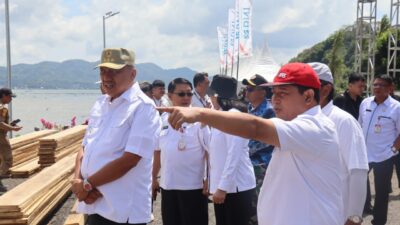 Gubernur Olly Pantau Langsung Kesiapan Ski Air Internasional Bertajuk Minahasa Wakefest