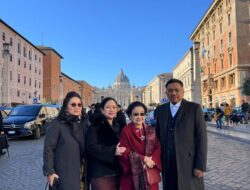 Bahas Perdamaian, Gubernur Olly,  Presiden Ke-5 Megawati dan Ketua DPR RI Puan, Bertemu Paus Fransiskus di Vatikan Roma