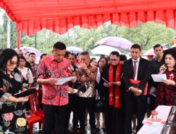 Resmikan Pastori GMIM Woloan , Gubernur Olly Ajak Hikmat Tuhan Diberikan Memilih Pemimpin Kedepan