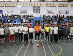 Buka  Kejuaraan Futsal di UNIMA Antar PT, Kandouw Harap Akan Muncul Atlit Baru 