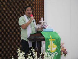 Wagub Kandouw Ikuti Ibadah Sekaligus Pencanangan Gerakan Pengembangan Sumber Daya Ekonomi Jemaat Tomohon Empat