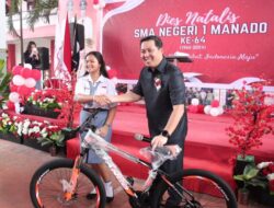 Di Dies Natalis SMA N 1 Manado, Kandouw Ingatkan Pelajar Jauhkan Dari Penyakit Masyarakat