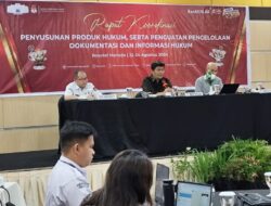 Gelar Rakor, Poluan Ingatkan Jajaran Terkait Ketelitian Produk Hukum Yang Dibuat