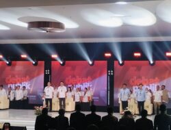 Ketua KPU Sulut Kenly Poluan Buka Debat Publik Pertama di Kota Kotamobagu, 3 Paslon Adu Visi Misi
