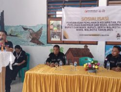 Bawaslu Sangihe Gelar Sosialisasi Pengawasan Pilkada di Manganitu Selatan