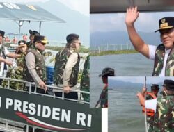 Usai Apel Kerja, Gubernur Yulius Selvanus dan Forkopimda Langsung Pantau Pembersihan Eceng Gondok di Danau Tondano