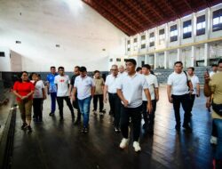 Gubernur Yulius Selvanus Tinjau Sarana Prasarana KONI Sulut