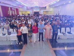 Gelar Seminar Mahasiswa Kristen, Alelo Sampaikan Terima Kasih Pastor Steven Agustinus Telah Bimbing Mahasiswa dan Dosen