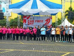 Car Free Day Sambut Hari Bhayangkara ke-79, Polda Sulut Gelar Bakti Kesehatan Sampai Dapur Umum