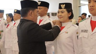 Gubernur Yulius Selvanus  Jembatani Mimpi 60 Putra-Putri Paskibraka Menuju Akmil, Akpol, dan IPDN