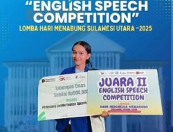 Mahasiswa Polimdo Raih Juara 2 English Speech Competition di Puncak Hari Indonesia Menabung