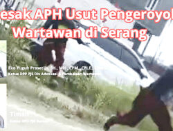 Wartawan Dikeroyok Saat Liput Sidak KLHK di Serang, PJS Desak APH Tangkap Pelaku Kekerasan