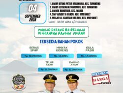 Harga Bersahabat, Warga Serbu Gerakan Pangan Murah Dilaksanakan Pemprov Sulut