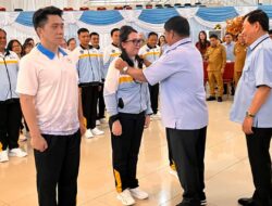 Lepas Kontingen Sulut Berlaga di Pornas Korpri, Gubernur Yulius: Seluruh Atlet Berikan Prestasi Terbaik