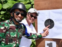 Prof Berty Latihan Menembak, Bukti Unsrat dan Lanudal Selalu Bersinergi