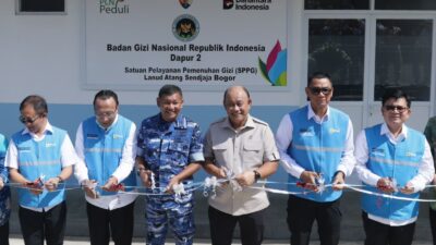 Salurkan Program Gizi Keluarga Sehat, PLN Bersama TNI AU Bangun Dapur 2 SPPG di Lanud Atang Sendjaja