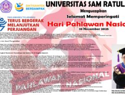 Rektor Berty Gaungkan Semangat Pahlwan GSSJ  Ratulangi di Kampus Unsrat