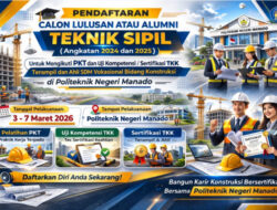 Polimdo Buka Pendaftaran PKT dan Uji SKK Secara Gratis