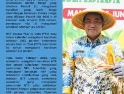 NTP Sulut Tercatat Naik Menjadi 128,50