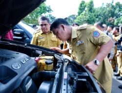 Dukung Pelayanan Publik, Gubernur Yulius Periksa Mendetail Seluruh Aset Kendaraan Dinas